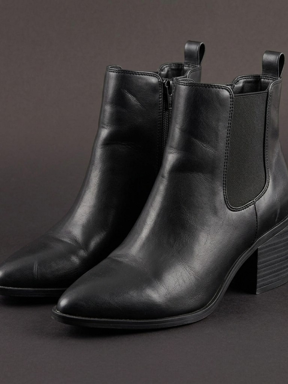 Soda Women’s Black Ankle Boots Size 8, 3-4" Heel
